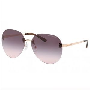 Michael Kors Sydney Blue Pink Gradient Sunglasses NWOT